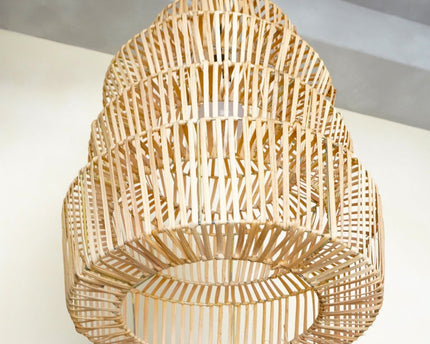 Rotanlamp met buitengewoon ontwerp | Lampenkap | Hanglamp MULIA