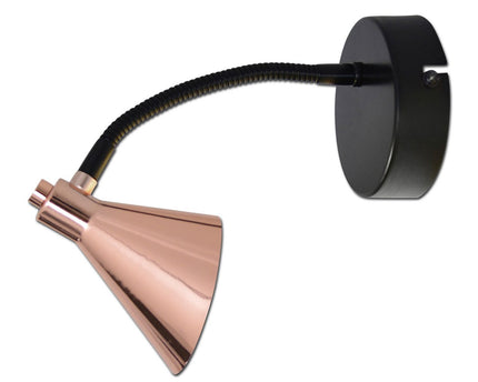LED wandlamp "Koper"
