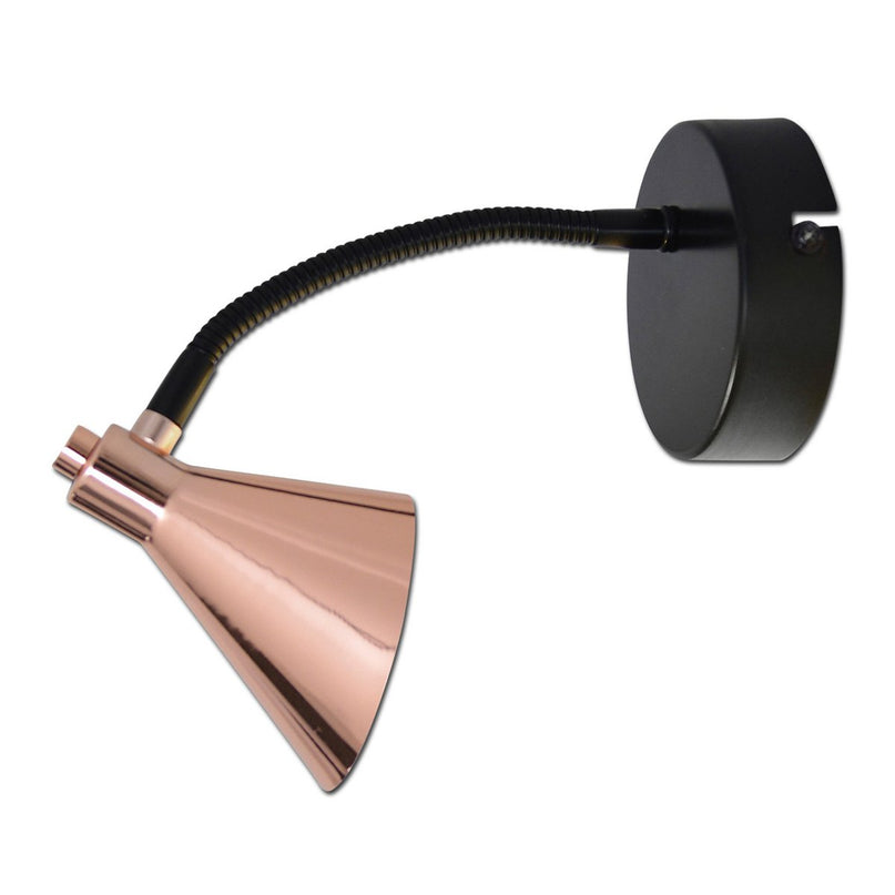 LED wandlamp "Koper"