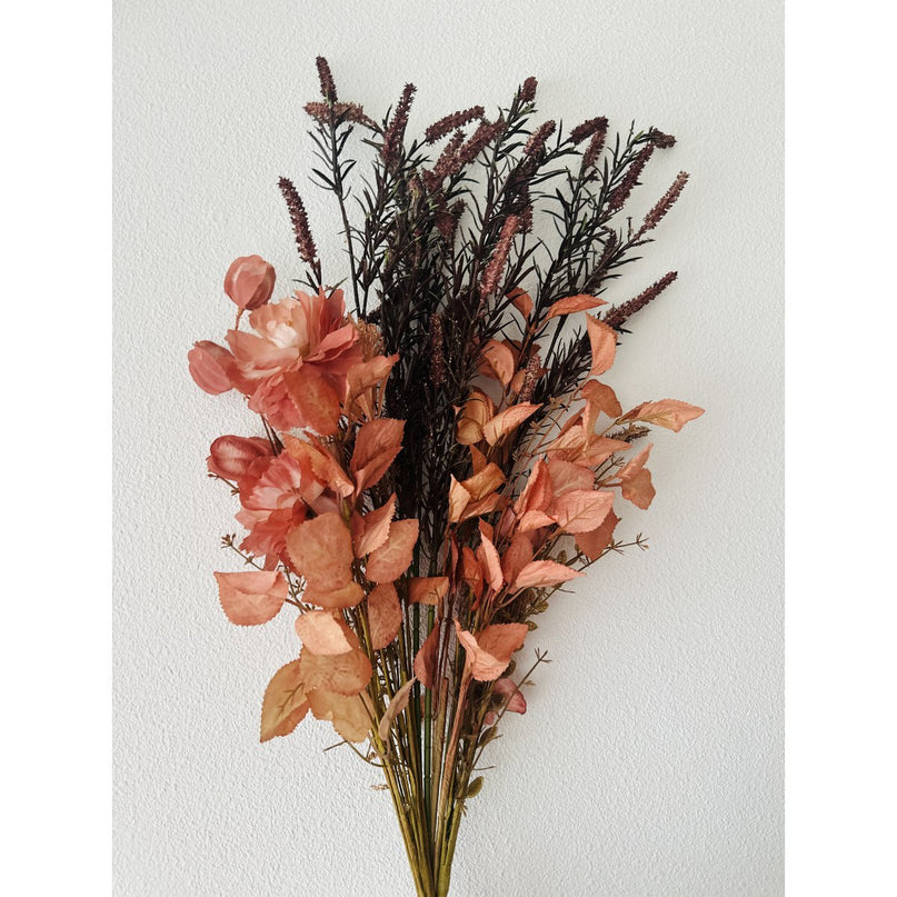 kunstbloem  Lengte 78cm  1pcs herfstkleuren