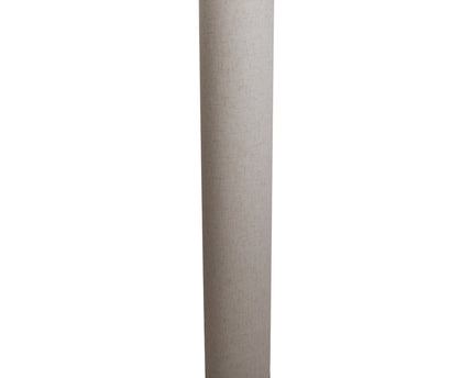 Staande lamp "Beate" Natuur van metaal en een tekstblazer in de natuur, E27 -aansluiting, vloerlamp voor eetkamer, woonkamer, gang of kantoor, ca. 110 cm hoog