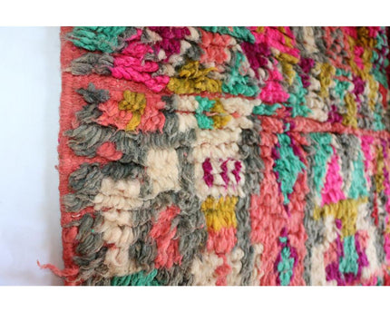 Zuiver wollen Marokkaans Berber-tapijt 139 x 247 cm