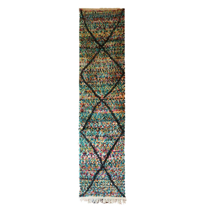 Gangkleed van zuiver berberwol 75 x 304 cm