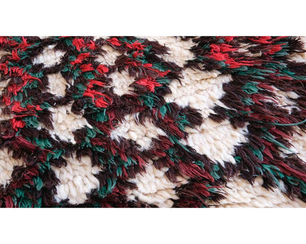 Zuiver wollen Marokkaans Berber-tapijt 74 x 164 cm