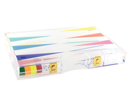 Acryl -backgammon -spel