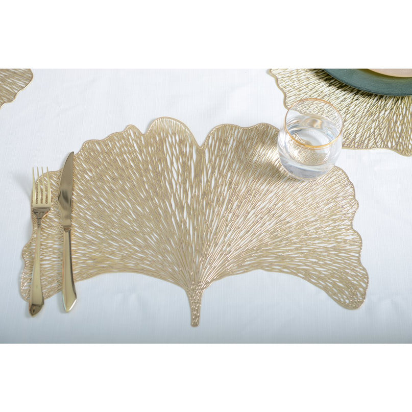 Ginkgo gouden plaat 44x30 cm