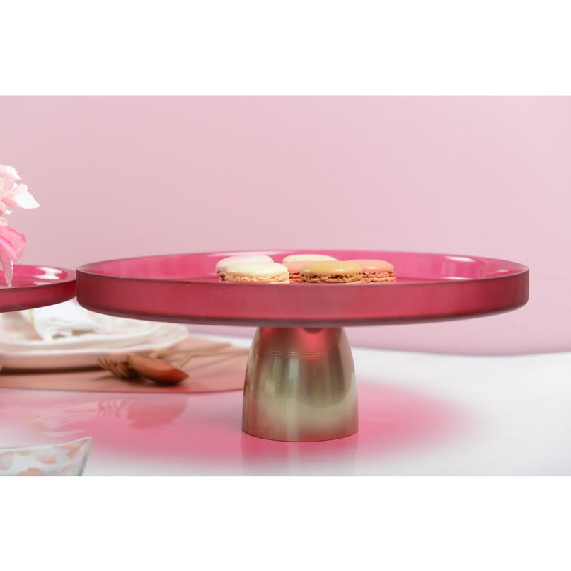 Raspberry Cake Dish Dore 28 cm