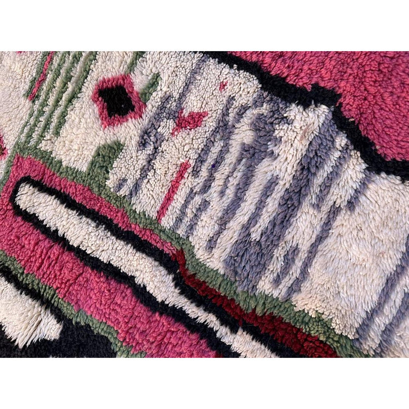Zuiver wollen Marokkaans Berber-tapijt 203 x 292 cm