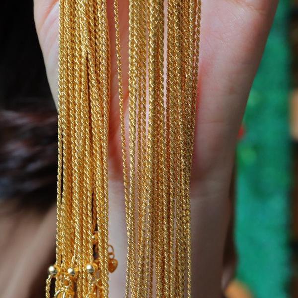 Tijdloze gevlochten kettingketting - Universele ketting