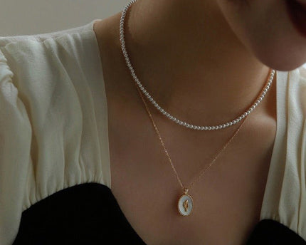 Tijdloze dweil tulpen hanger ketting