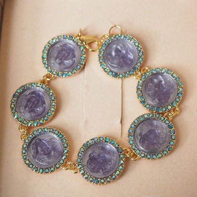 Vintage geïnspireerde Angel Face Cameo-armbanden