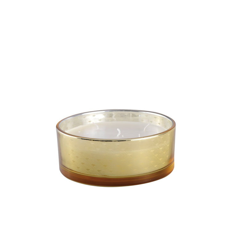 Gouden glas vanille kaars