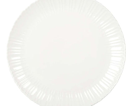 Flora White Presentation Plate 31.8x31.8x2.7cm