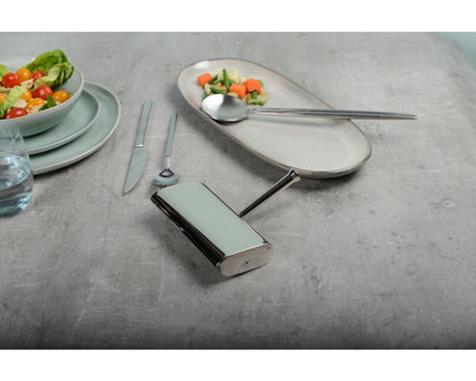 DUIDELIJKE CHROOM CRUMBS COLLECTOR