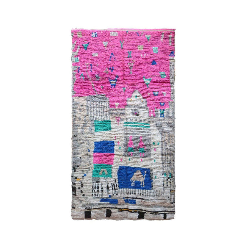 Zuiver wollen Marokkaans Berberkleed 164 x 306 cm