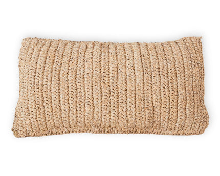 Raffia Sierkussen 50x30 cm met vulling Decoratief kussen Bankkussen DALUNG