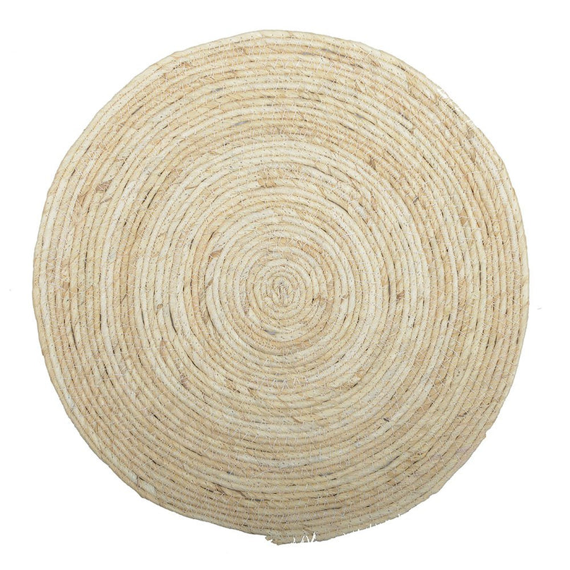 Ronde plaat in touw