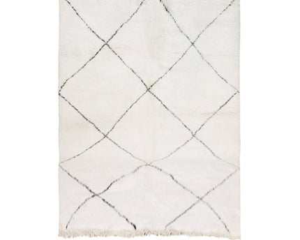 Berber vloerkleed Beni Ouarain zuivere wol 210 x 300 cm