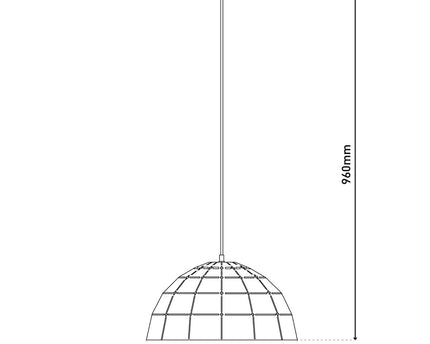 Pendelleuchte "Alison" d:40cm