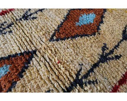 Zuiver wollen Marokkaans Berber halkleed 73 x 343 cm