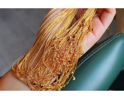 Tijdloze gevlochten kettingketting - Universele ketting