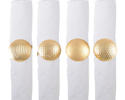 Set van 4 rondes van Matt Golden -knoppen