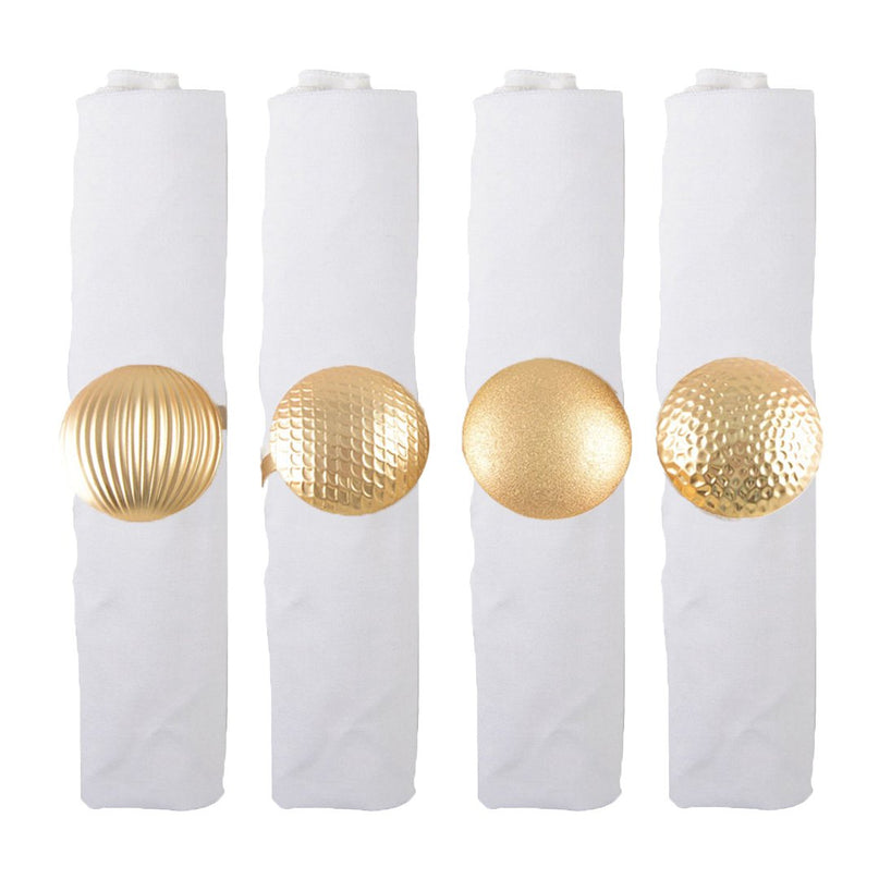 Set van 4 rondes van Matt Golden -knoppen