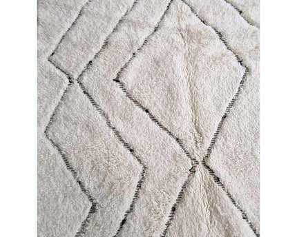 Berber vloerkleed Beni Ouarain zuivere wol 155 x 260 cm