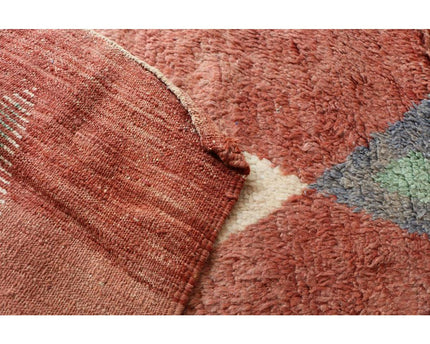 Zuiver wollen Marokkaans Berber halkleed 82 x 489 cm