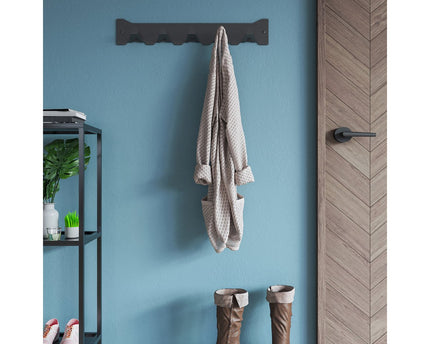 Gorillz Triangle Five - Wandkapstok - Industrieel - Kapstok - 5 haken - Blauw