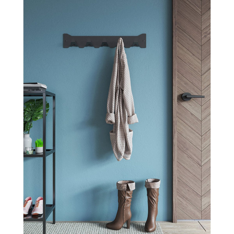 Gorillz Triangle Five - Wandkapstok - Industrieel - Kapstok - 5 haken - Blauw