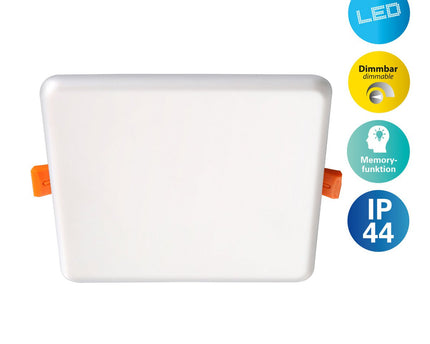 LED Inbouwlamp L/B: 15,5 cm dimbare "Suma"