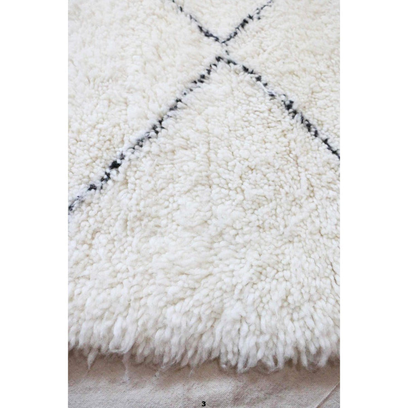 Zuiver wollen Marokkaans Berber-tapijt 196 x 312 cm