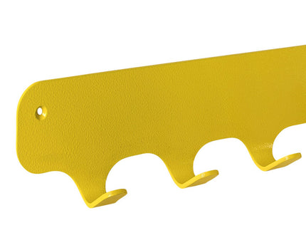 Gorillz Rounded Seven - Wandkapstok - 7 Kapstok Haken - Geel