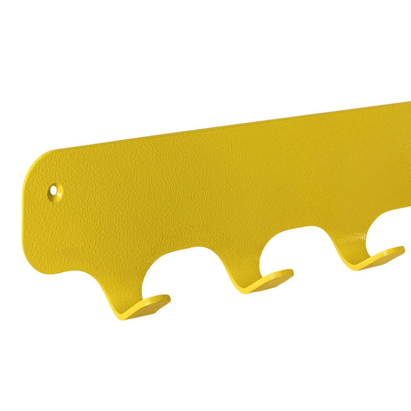 Gorillz Rounded Seven - Wandkapstok - 7 Kapstok Haken - Geel