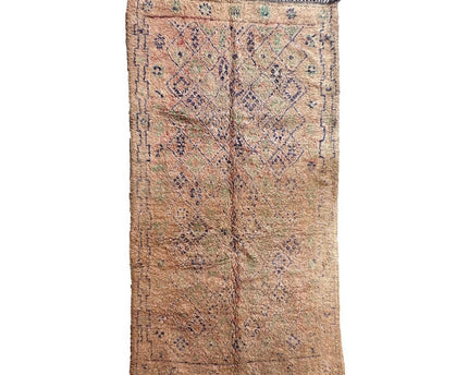 Zuiver wollen Marokkaans Berber-tapijt 180 x 363 cm