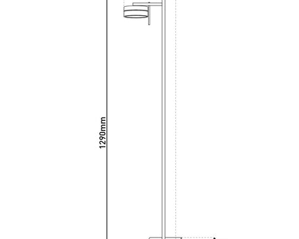 LED vloerlamp "Triberg"