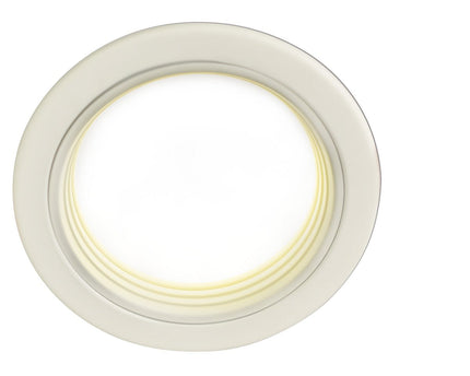 LED-plafondlamp "punt" Ø 15 cm, stevig ingebouwd LED met 10 watt, neutraal wit licht, dimbaar met fase/sectie dimmer