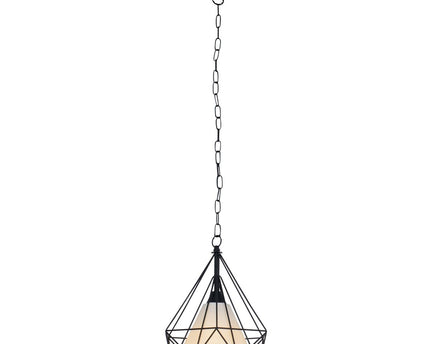 Metal hanglamp "Alex" D: 29 cm zwart