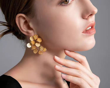 Elegante bloemboeket oorbellen