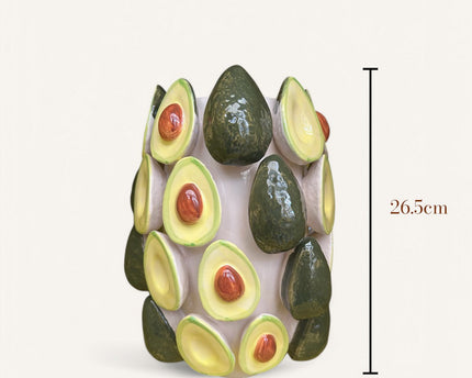 Handgemaakte avocado -vaas