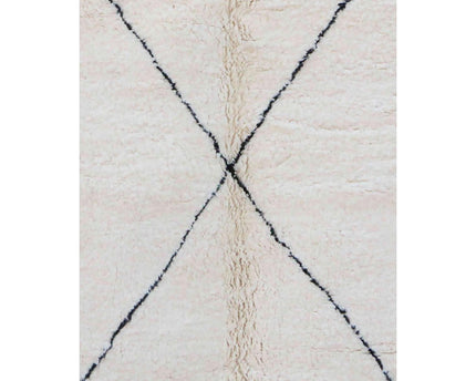 Zuiver wollen Marokkaans Berber-tapijt 124 x 192 cm