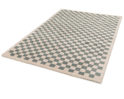 Tapis à poil haut doux en comfortabele CHECKERS