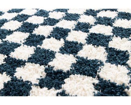 Tapis à poil haut doux en comfortabele CHECKERS
