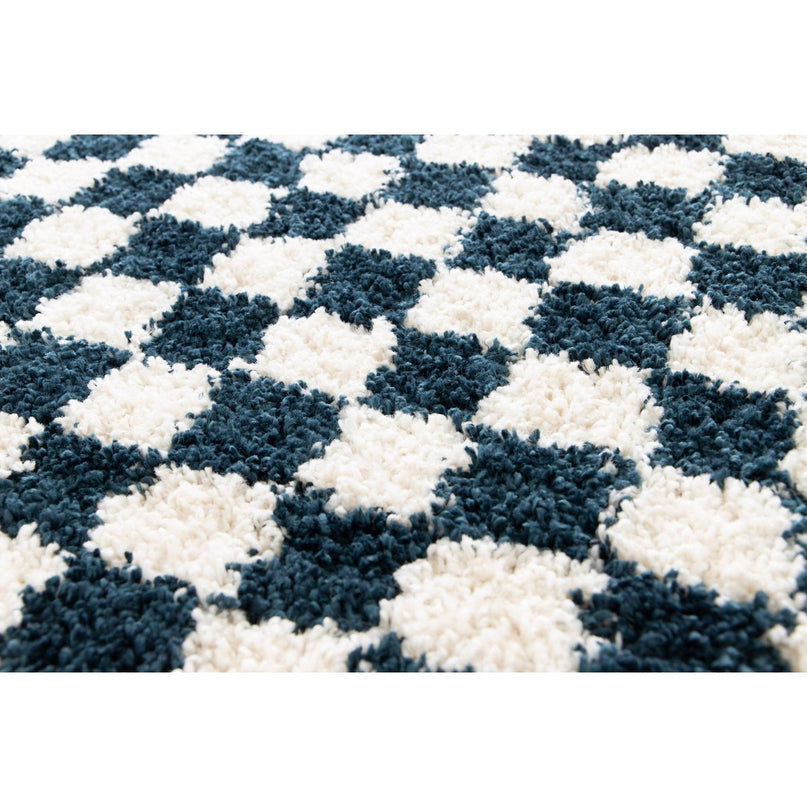 Tapis à poil haut doux en comfortabele CHECKERS