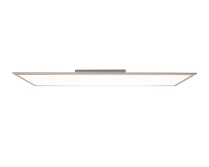 LED -paneel plafondlamp "Nico", functionele metalen plafondlamp en plastic in het wit, met vaste LED's en vele functies, ideaal voor kantoor, oefening of workshop, ca.