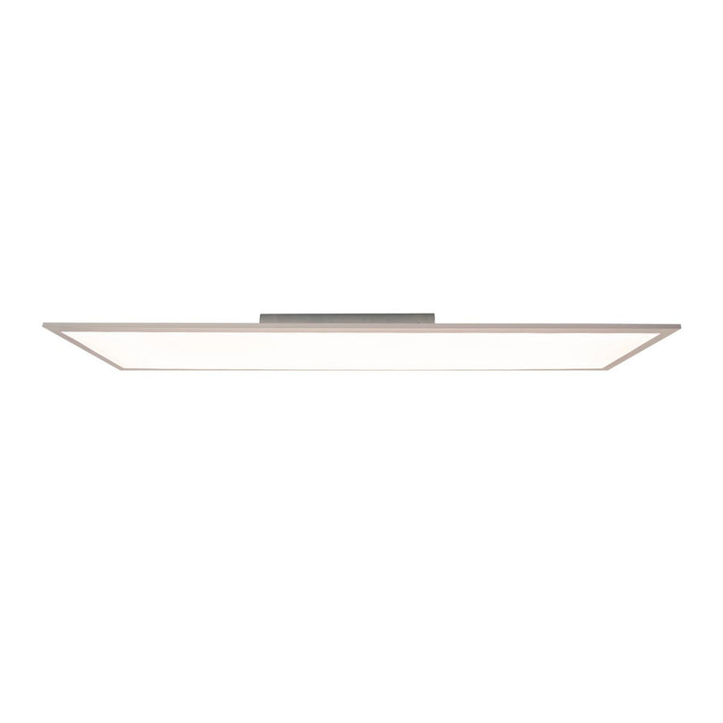 LED -paneel plafondlamp "Nico", functionele metalen plafondlamp en plastic in het wit, met vaste LED's en vele functies, ideaal voor kantoor, oefening of workshop, ca.