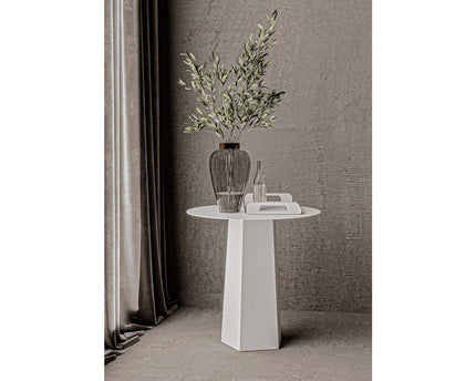Charm Side Table White