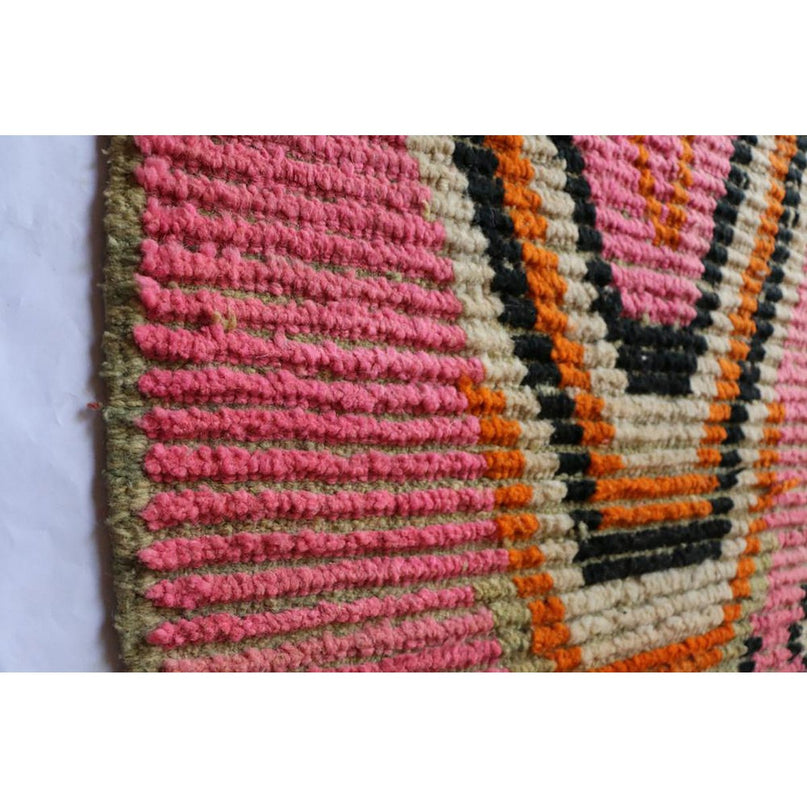 Zuiver wollen Marokkaans Berber halkleed 76 x 355 cm