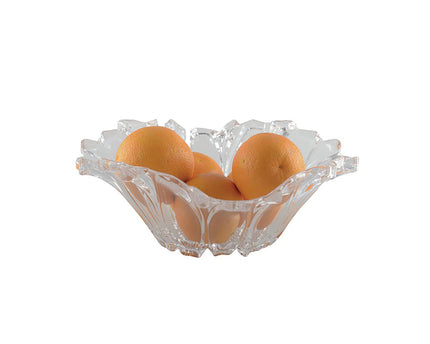 Acryl fruit gesneden 40 cm gouden rand
